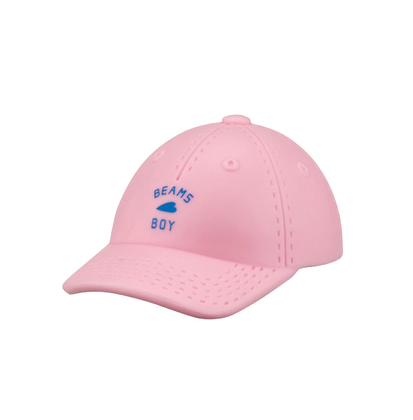 リカちゃんサイズの「ロゴキャップ Pink」。掲載画像は開発中のものです。